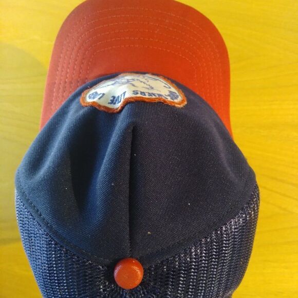 Vintage New Era Nordic Skiers Live Longer Patch Snap Back Trucker Hat - Picture 6 of 9